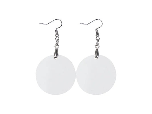 Sublimation Hardboard Earring (Round)