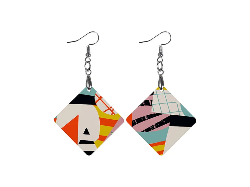 Sublimation Hardboard Earring (Square)