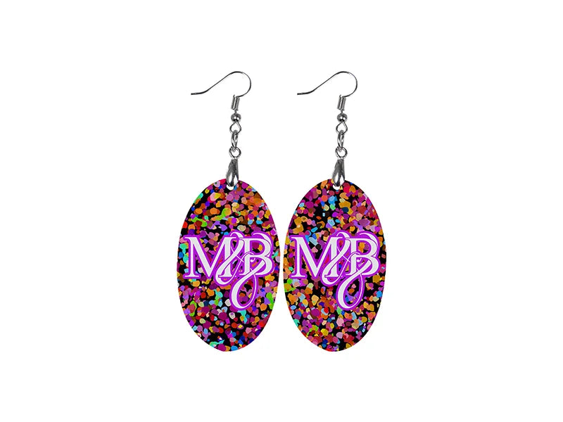 Sublimation Hardboard Earring (Oval)