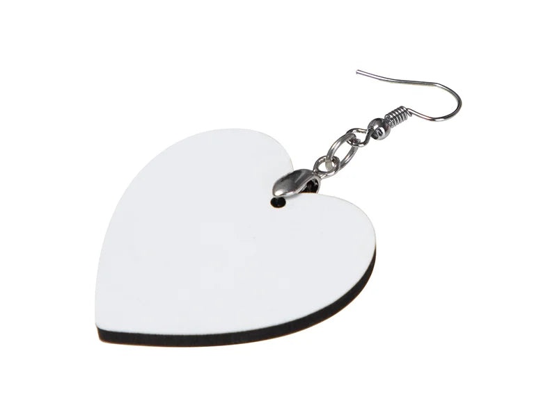 Sublimation Hardboard Earring (Heart)