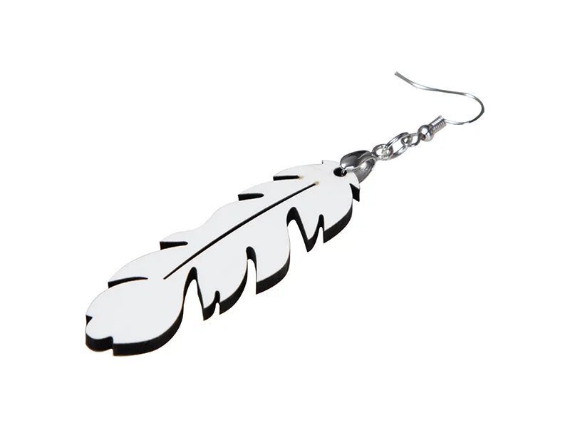 Sublimation Hardboard Earring (Feather Shape)