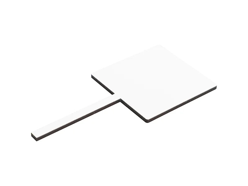 Sublimation Blank Hardboard Square Message Sign Board (7.5*15.5*0.3cm, Single-Sided)