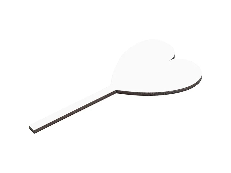 Sublimation Blank Hardboard Heart Shape Message Sign(7.5*15.5*0.3cm, Single-Sided)