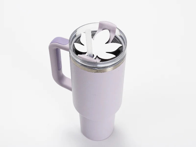 Sublimation Blanks HB Name Tag for 40oz Stanley Tumbler (7.9*8.2*0.3cm,Maple Leaf Shape)