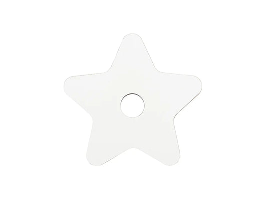 Sublimation Blanks Hardboard Name Tag (7.4*7.7*0.3cm,Star Shape)