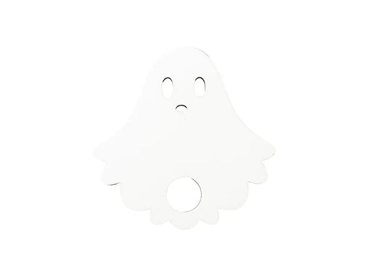 Sublimation Blanks Hardboard Name Tag (6.5*6.5*0.3cm,Halloween Ghost Shape)