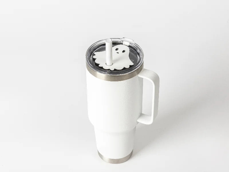 Sublimation Blanks Hardboard Name Tag (7.6*7.6*0.3cm,Halloween Ghost Shape)