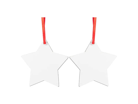 Sublimation Blanks Double-Sided MDF Ornament (Star)