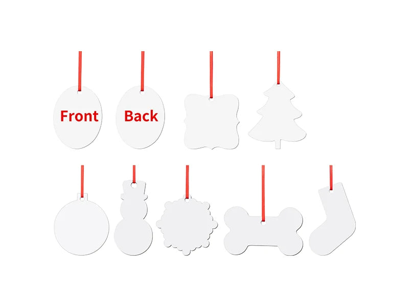 Sublimation Blanks Double-Sided MDF Ornament (2021 Tree)
