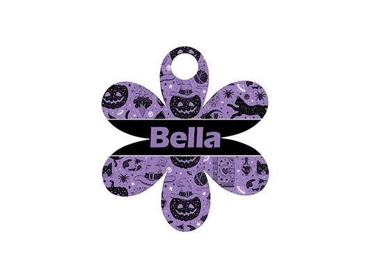 Sublimation Blanks HB Glitter Name Tag for 40oz Stanley Tumbler (7.3*8.2*0.3cm,Sunflower Shape)