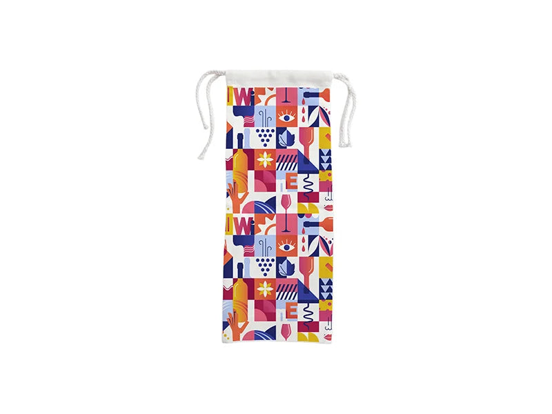 Sublimation Drawstring Wine Bag