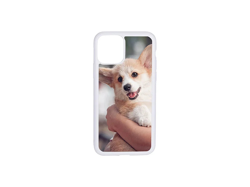 Sublimation iPhone 11 Pro Cover (Rubber, White)