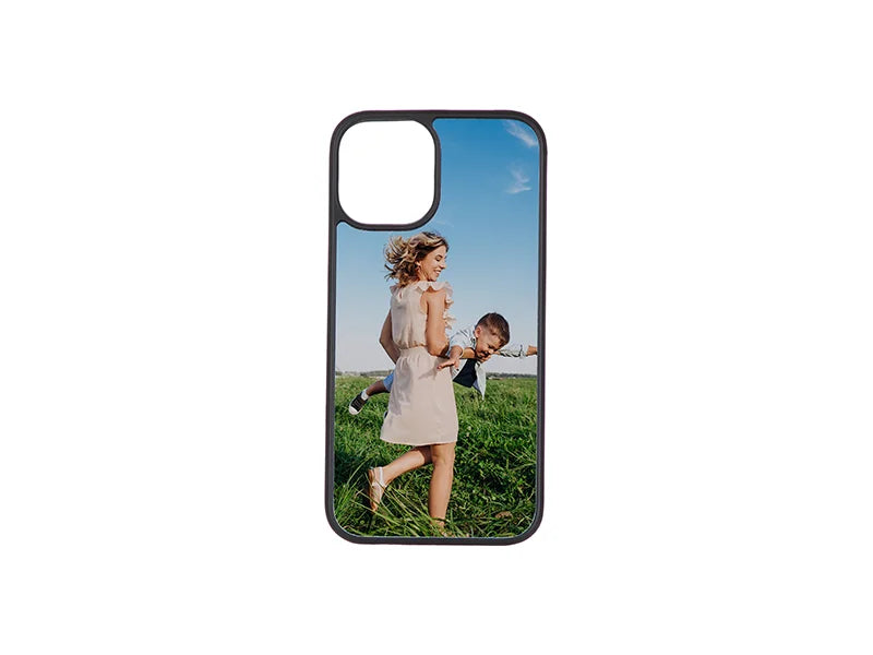 Sublimation iPhone 12 mini Cover w/o insert (Rubber, Black)