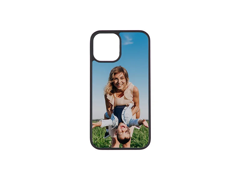 Sublimation iPhone 12 Pro Cover w/o insert (Rubber, Black)