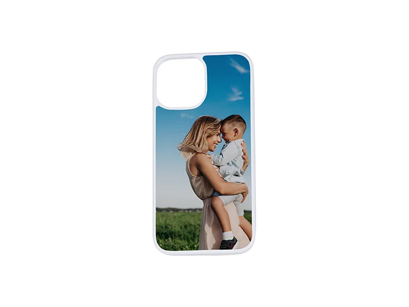 Sublimation iPhone 12 Pro Max Cover w/o insert (Rubber, White)