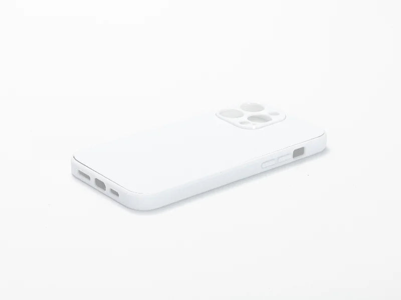 Sublimation Blanks iPhone 14 Pro Max Cover w/o  insert (Rubber, White)
