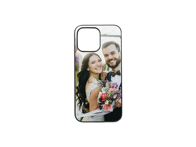 Sublimation Blanks iPhone 15 Plus Cover with insert (Plastic, Black)