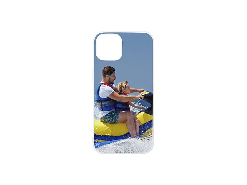 Sublimation Blanks iPhone 15 Cover with insert (Rubber, Clear)