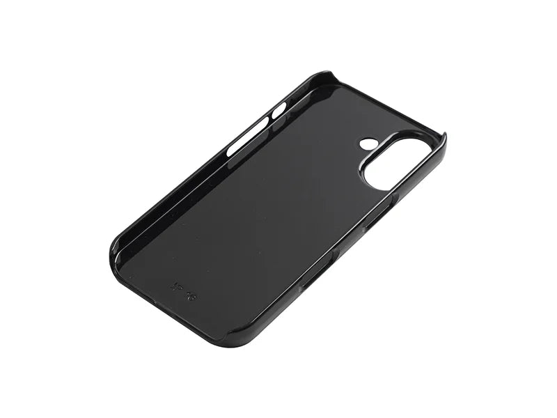 Sublimation iPhone 16 Cover w/ insert (Plastic, Black)