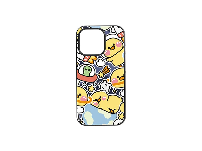 Sublimation iPhone 16 Pro Cover w/ insert (Plastic, Black)