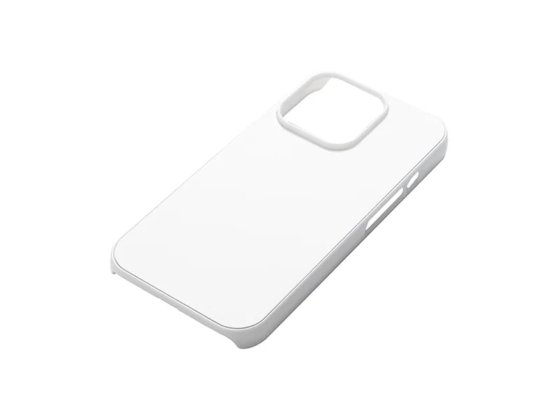 Sublimation iPhone 16 Pro Cover w/ insert (Plastic, White)