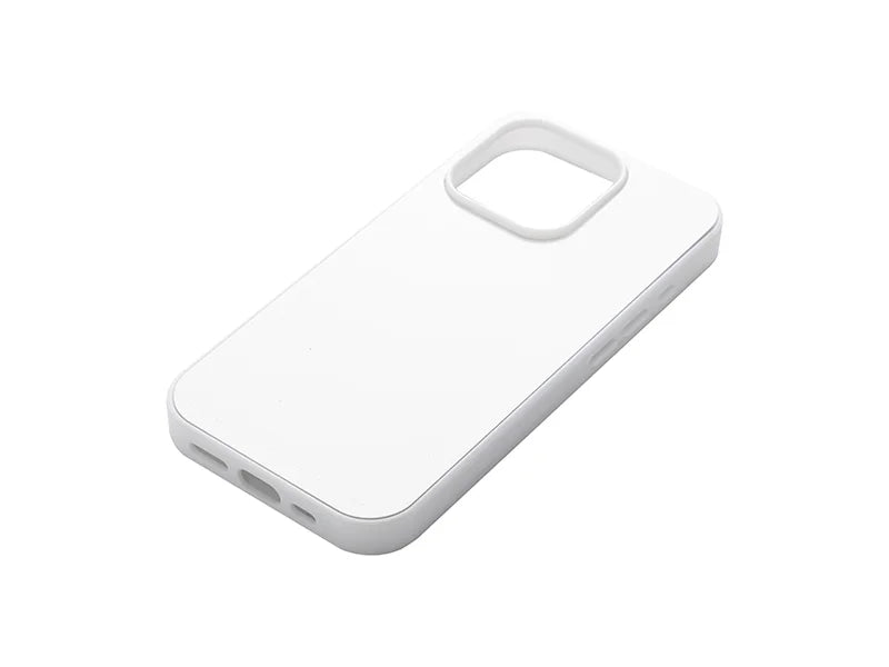 Sublimation iPhone 16 Pro Cover w/ insert (Rubber, White)