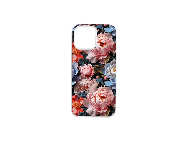 Sublimation iPhone 16 Pro Max Cover w/  insert (Rubber, White)