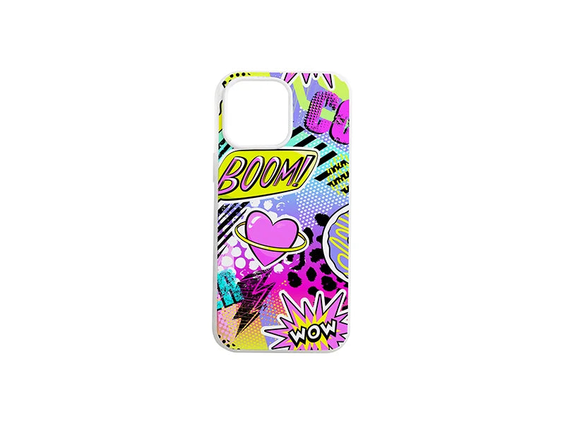 Sublimation iPhone 16 Pro Max Cover w/  insert (Rubber, Clear)