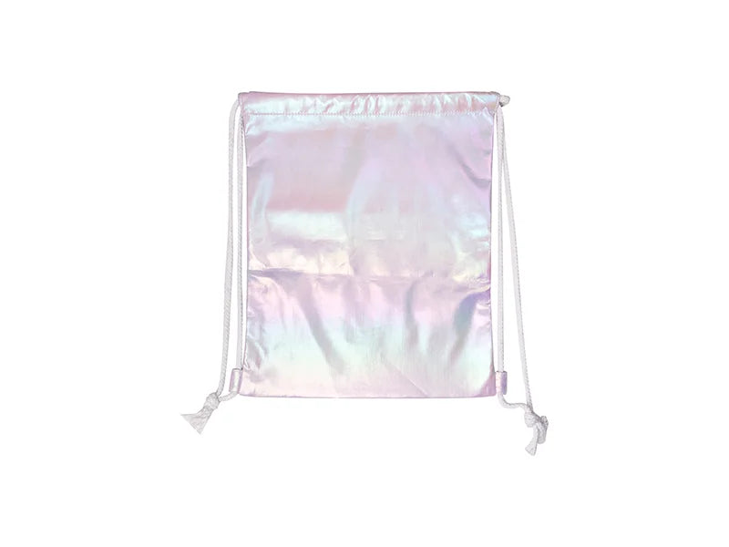 Sublimation Gradient Drawstring Backpack (Light Purple,33*40cm)