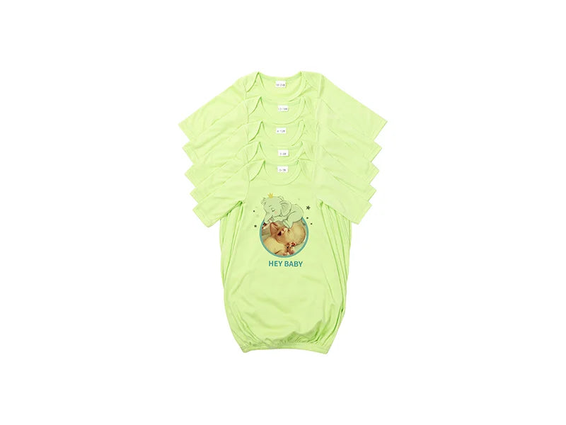 Sublimation Blank Baby Long Sleeve Nightdress (Multi-Color)