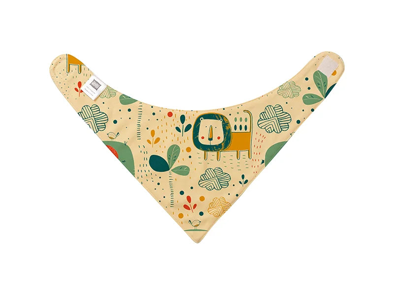 Sublimation Baby Bandana (Yellow, 33*42cm)