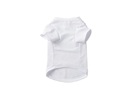 Sublimation Blank Dog T-Shirt (White)