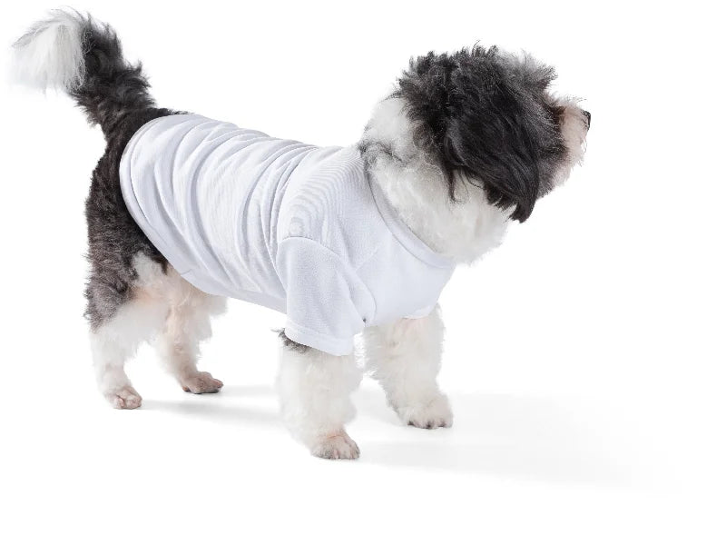 Sublimation Blank Dog T-Shirt (White)