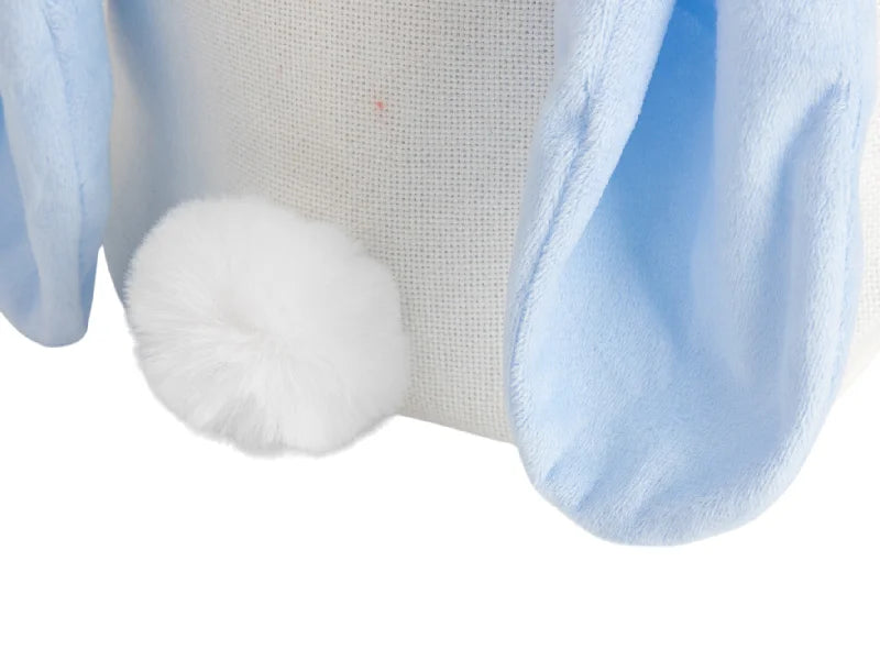 Sublimation Blanks Easter Bunny Bag(Light Blue Ears, 23*35cm)