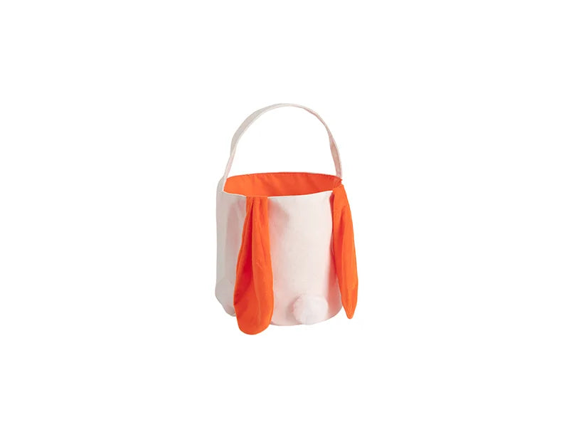 Sublimation Blanks Easter Bunny Bag(Orange Ears, 23*35cm)