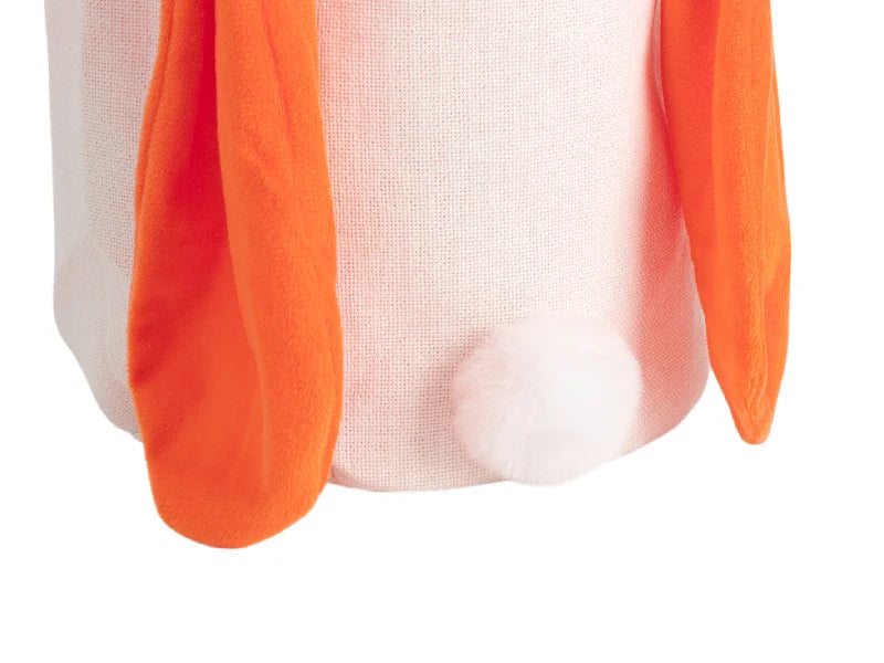 Sublimation Blanks Easter Bunny Bag(Orange Ears, 23*35cm)