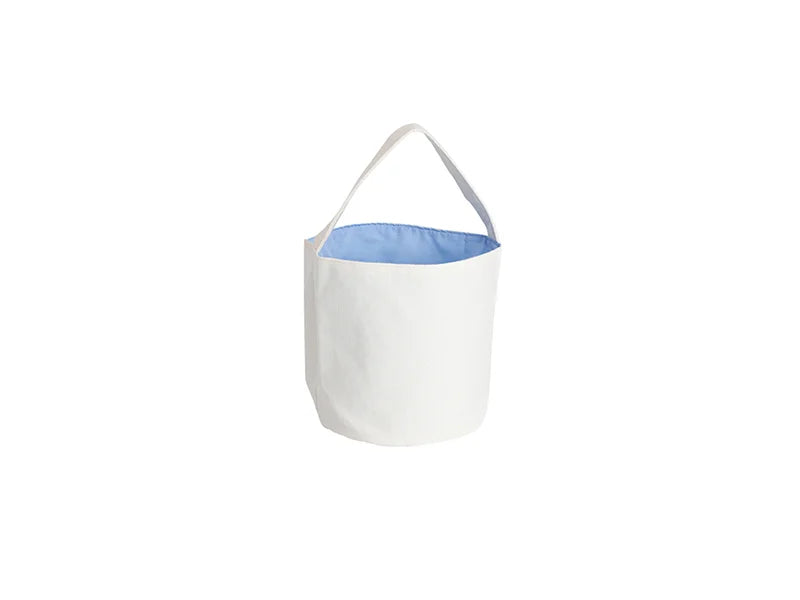 Sublimation Blanks Linen Halloween Shopping Bag(Light Blue interior,23*35cm)