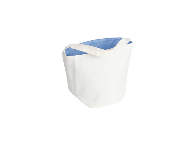 Sublimation Blanks Linen Halloween Shopping Bag(Light Blue interior,23*35cm)