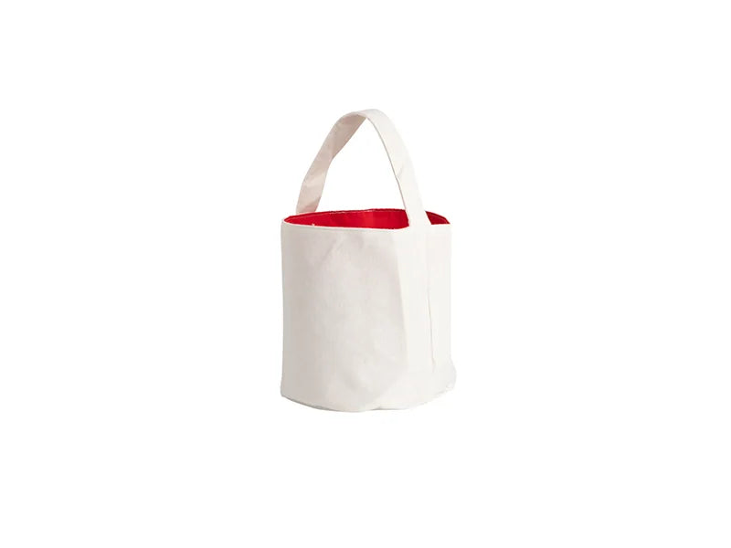 Sublimation Blanks Linen Halloween Shopping Bag(Red interior,23*35cm)