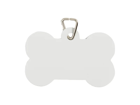 Sublimation Aluminum Double Sided Printing Bone Shape Pet Tag (5.1x3.4cm)