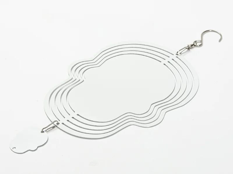 Double-Sided Sublimation Blanks Aluminium Wind Spinner (Skull, 8 inch)