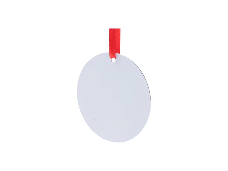 Sublimation Blank Metal Round Ornament (φ7.6cm)