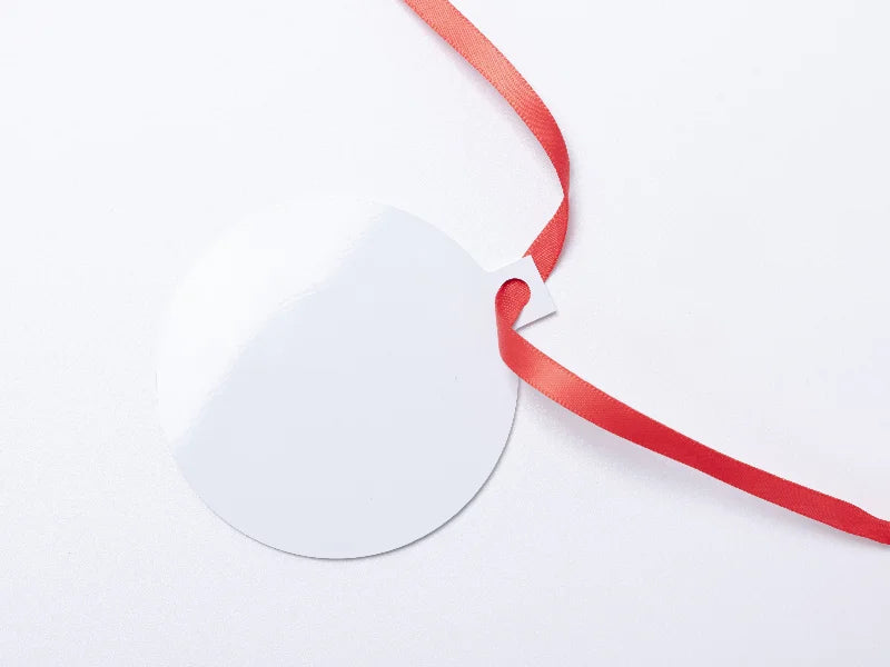 Sublimation Blank Metal Christmas Ball Ornament (6.8*7.6cm)