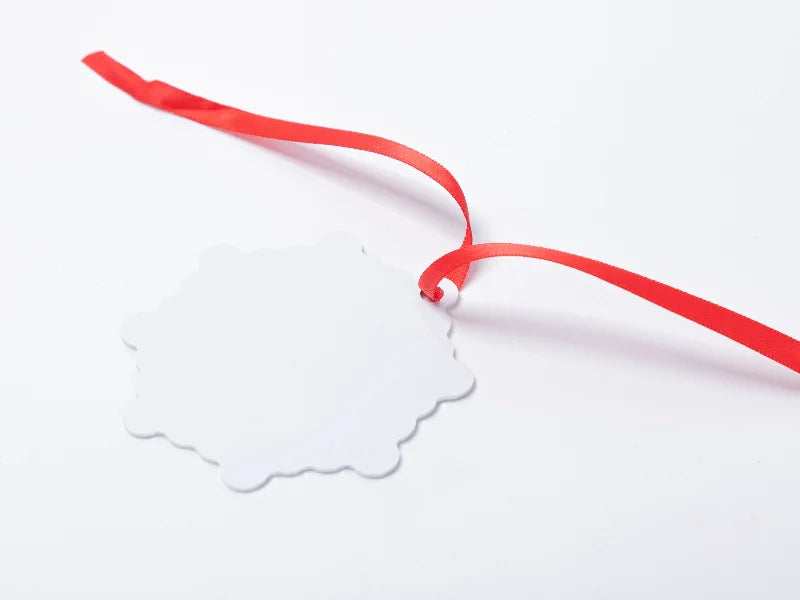 Sublimation Blank Metal Snowflake Ornament (7.6*7.6cm)