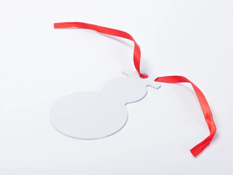 Sublimation Blank Metal Snowman Ornament (6*10.6cm)