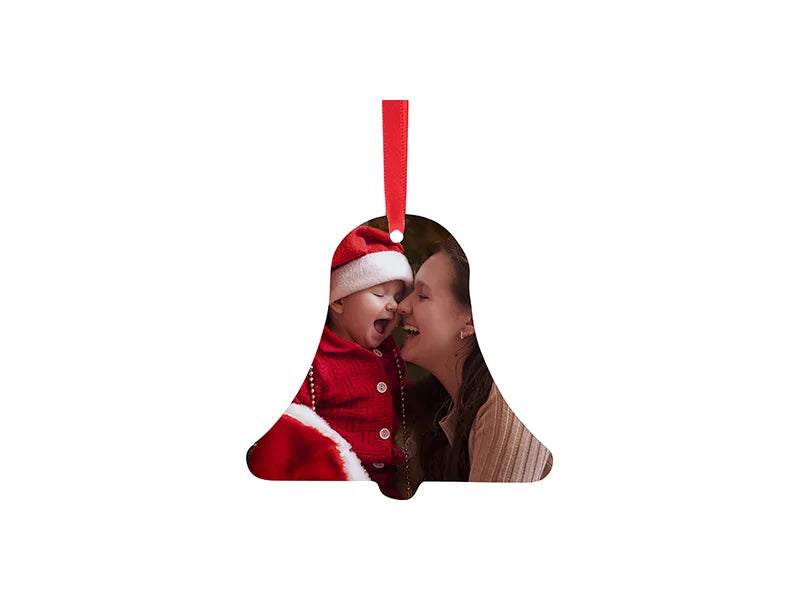 Sublimation Blank Metal Bell Ornament (9.8*10.5cm)