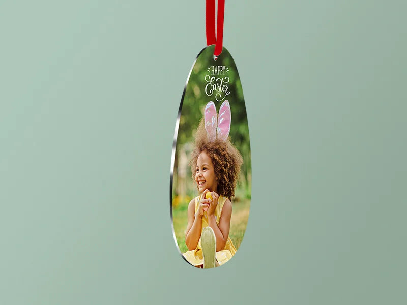 Sublimation Blank 1MM Aluminium Easter Ornament