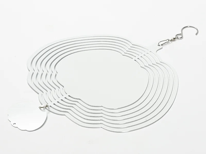 Double-Sided Sublimation Blanks Aluminium Wind Spinner (Pumpkin, 8 inch)