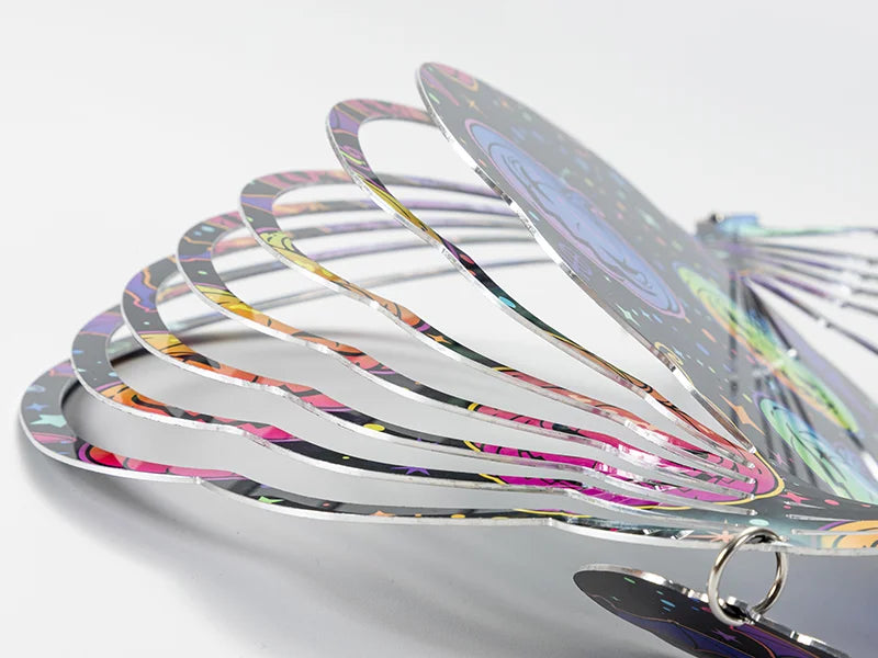 Double-Sided Sublimation Blanks Aluminium Wind Spinner (Pumpkin, 10 inch)