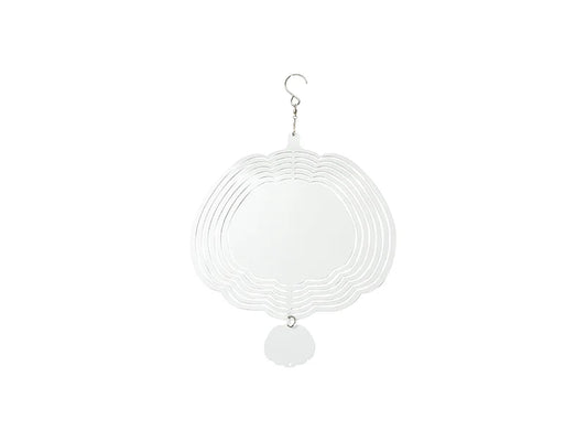 Double-Sided Sublimation Blanks Aluminium Wind Spinner (Pumpkin, 10 inch)